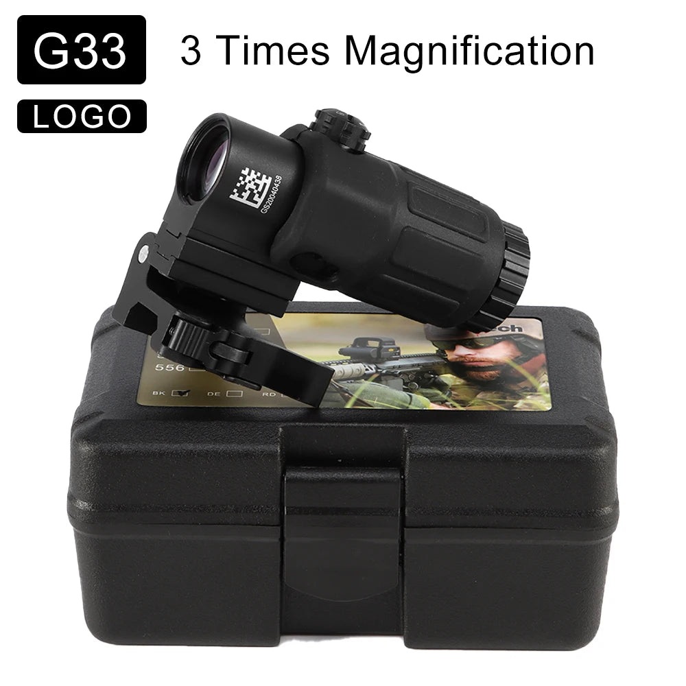 Tactical Eotech G33, G43, and G45 Sight Fixed 3X 5X Magnifier Scope