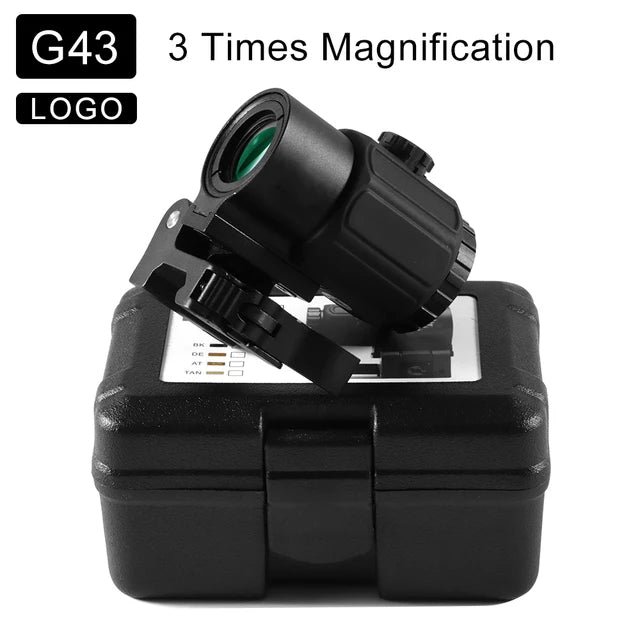 Tactical Eotech G33, G43, and G45 Sight Fixed 3X 5X Magnifier Scope