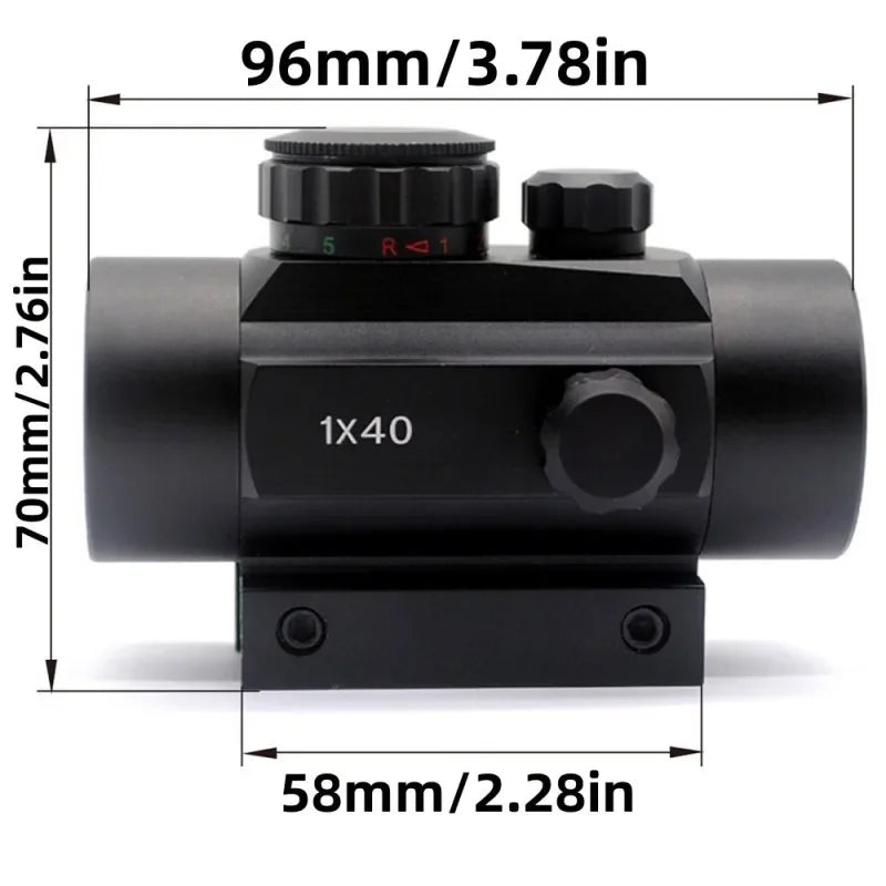 1X40 HD101 Red Dot Sight