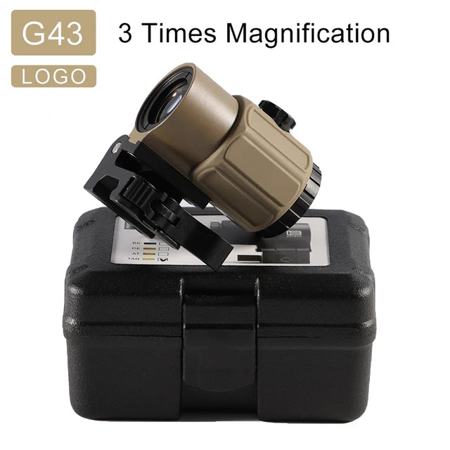 Tactical Eotech G33, G43, and G45 Sight Fixed 3X 5X Magnifier Scope