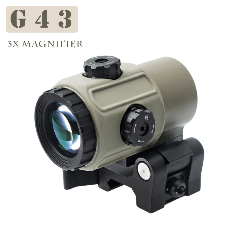 Tactical Eotech G33, G43, and G45 Sight Fixed 3X 5X Magnifier Scope